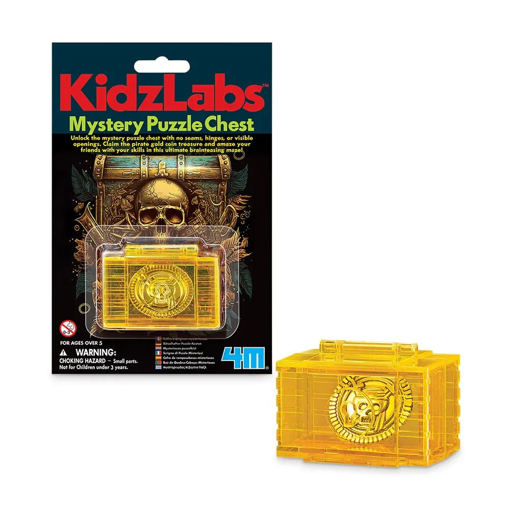4M - KIDZLABS - MYSTERY PUZZLE CHEST