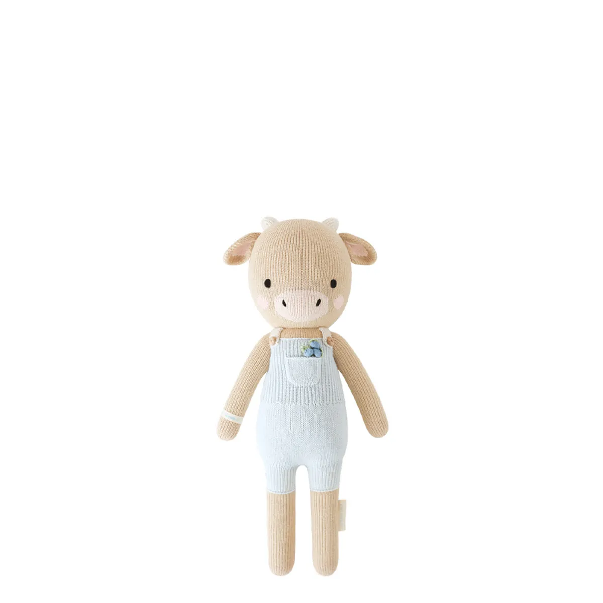 Cuddle   Kind Hand-Knit Doll - Asher the Cow