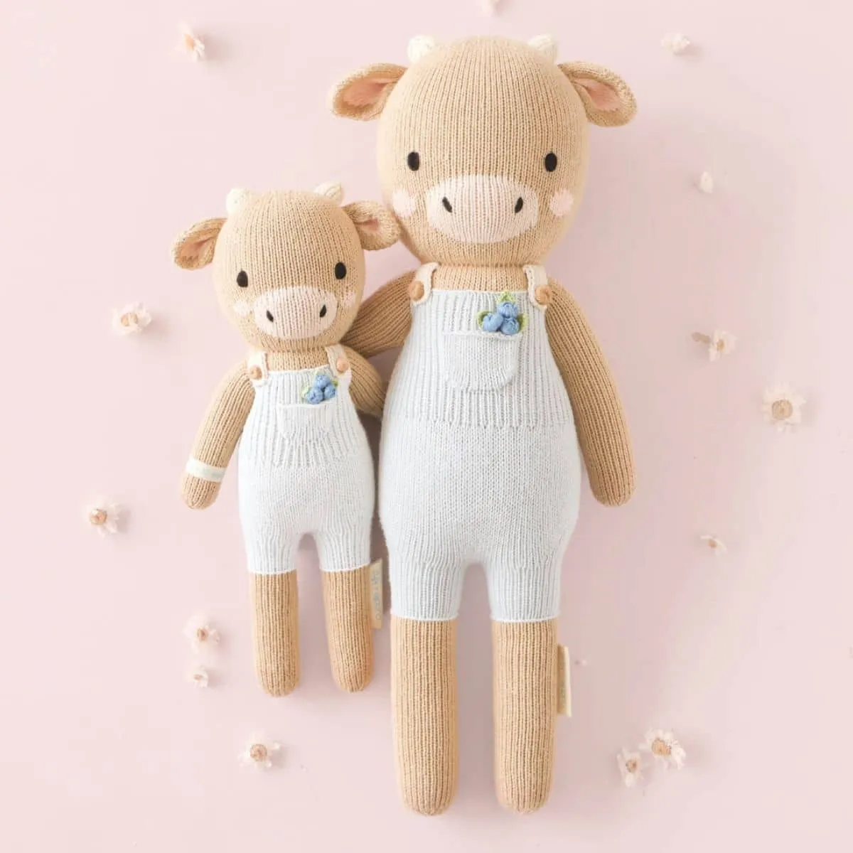 Cuddle   Kind Hand-Knit Doll - Asher the Cow