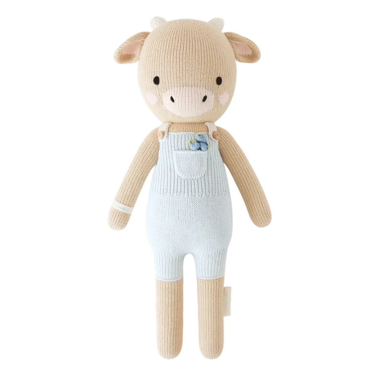 Cuddle   Kind Hand-Knit Doll - Asher the Cow
