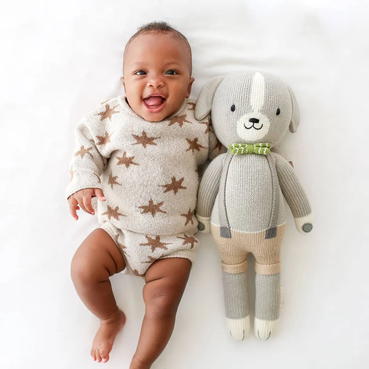 Cuddle   Kind Hand-Knit Doll - Noah the Dog