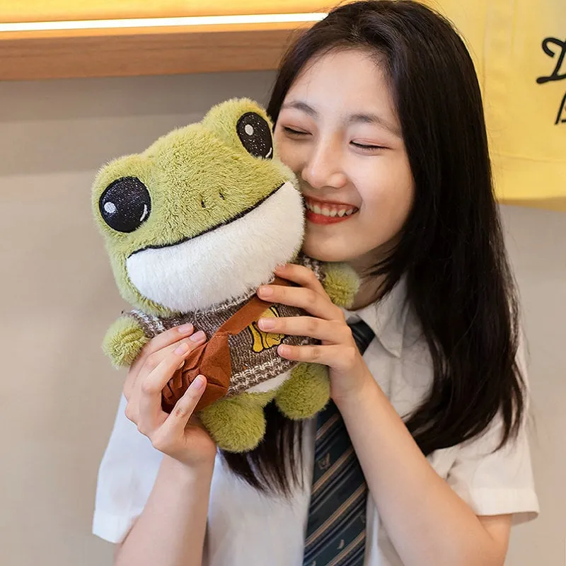 Cute Big Eyes Frog Plush  Toy