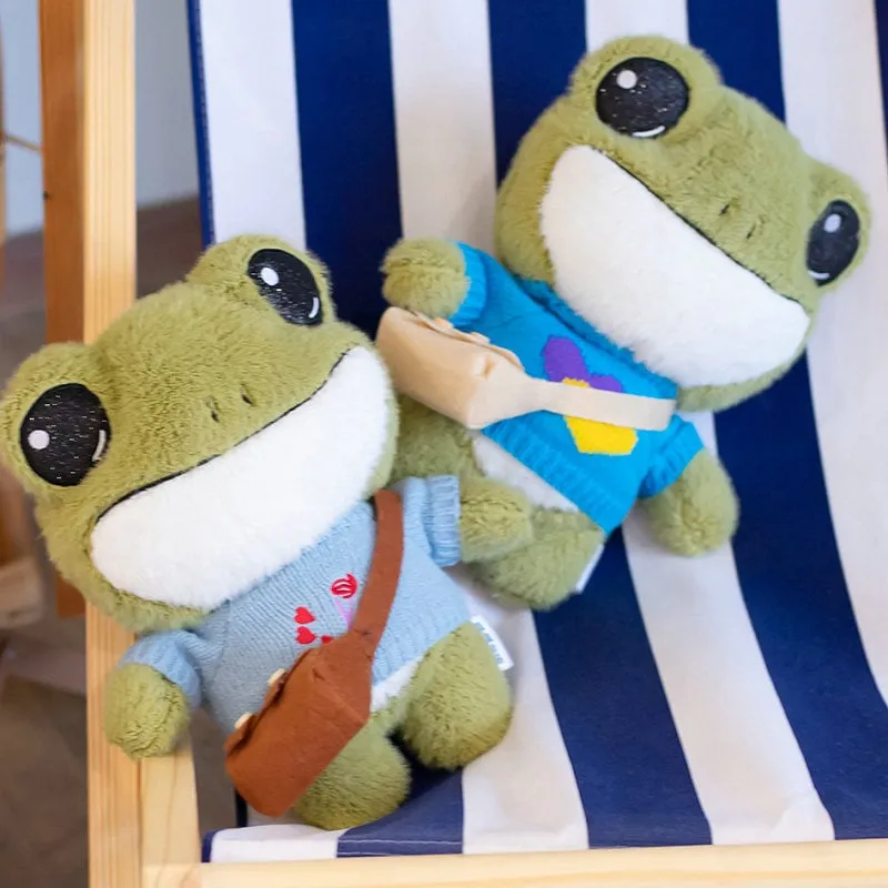 Cute Big Eyes Frog Plush  Toy