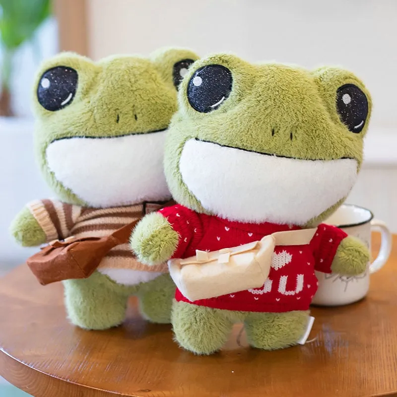 Cute Big Eyes Frog Plush  Toy