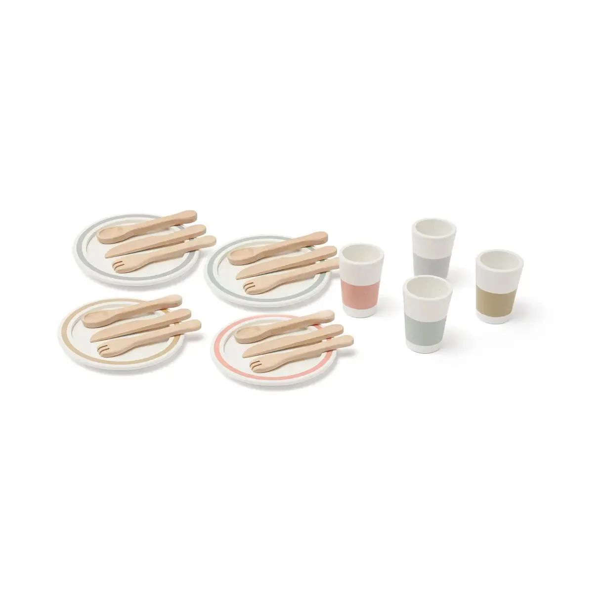 Dinnerware 4 play set KID'S HUB