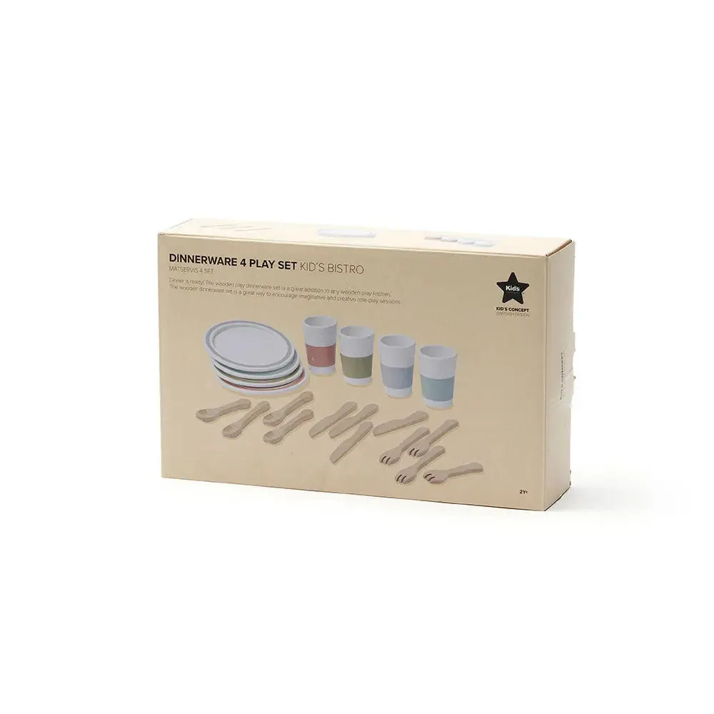 Dinnerware 4 play set KID'S HUB