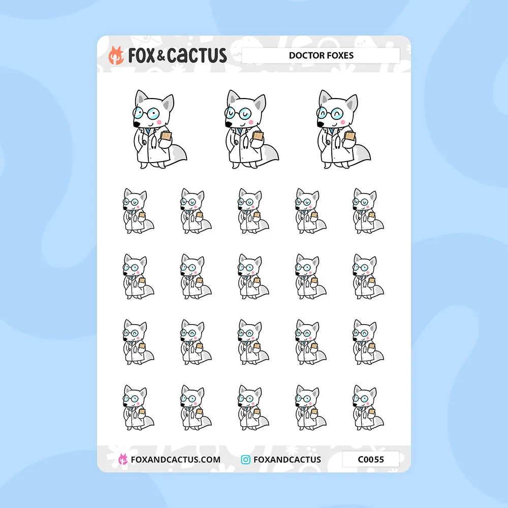 Doctor Fox Stickers