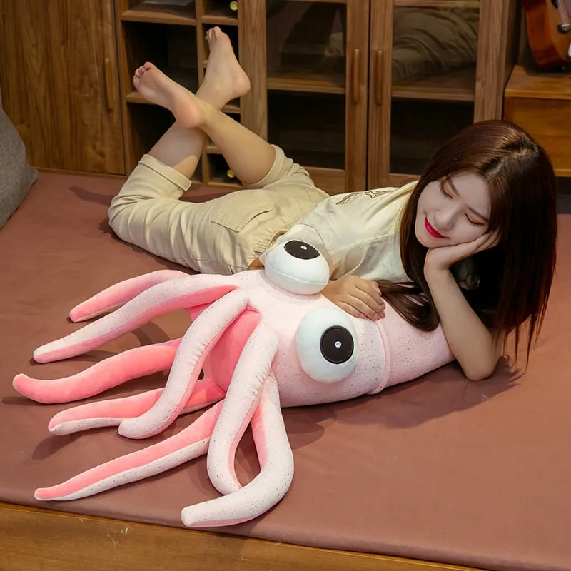 Kawaii Big Squid Plush Toys