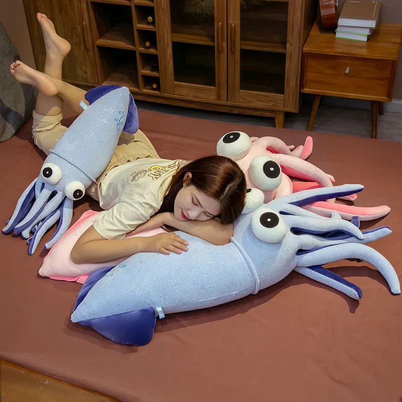 Kawaii Big Squid Plush Toys