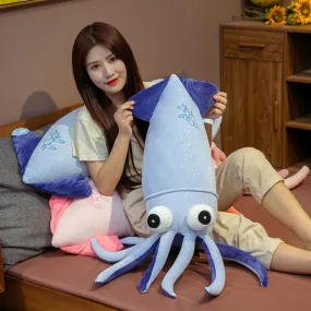 Kawaii Big Squid Plush Toys