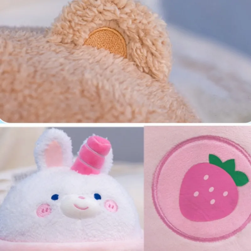 Kawaii Bubble Tea Bunny Bear Lid Plushie