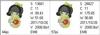 Sakura Kokeshi Doll