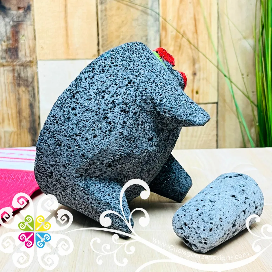 Small Porki Molcajete - Molcajete Piedra