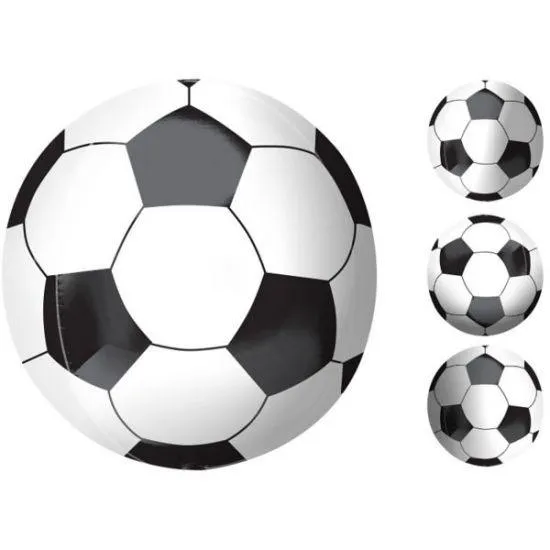 Soccer Ball Orbz Foil Balloon