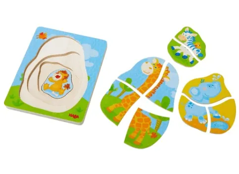 Wooden Puzzle wild animals